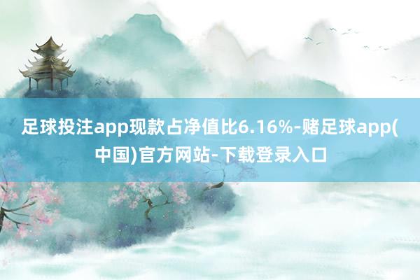 足球投注app现款占净值比6.16%-赌足球app(中国)官方网站-下载登录入口