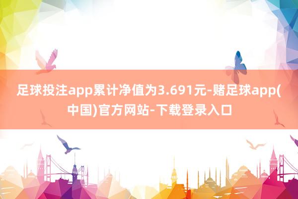 足球投注app累计净值为3.691元-赌足球app(中国)官方网站-下载登录入口